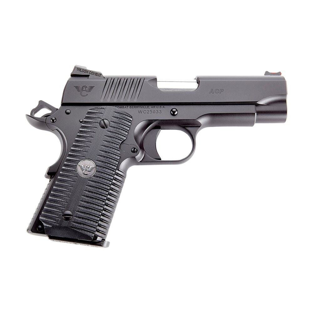 wilson combat acpcp9 acp compact sao 9mm luger 4" 8+1 black armor tuff carbon steel black g10 eagle claw grip Wilson Combat ACPCP9 ACP Compact SAO 9mm Luger 4" 8+1 Black Armor-Tuff Carbon Steel Black G10 Sports South item 116293