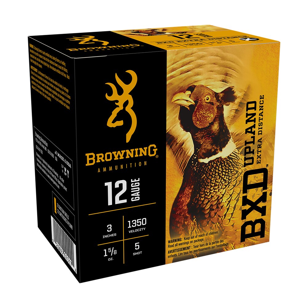 browning ammo b193511235 bxd upland 12gauge 3" 1 5/8oz 5shot 25 per box/10 case Browning Ammo B193511235 BXD Upland 12Gauge 3" 1 5/8oz 5Shot 25 Per Box/10 Case Sports South item 116350