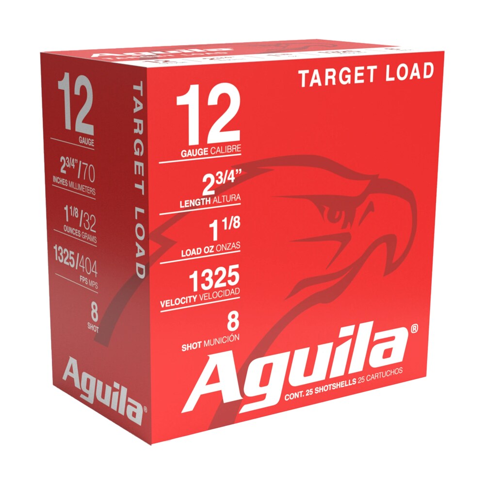 aguila 1chb1248 sporting clays 12gauge 2.75" 1 1/8oz 8shot 25 per box/10 case Aguila 1CHB1248 Sporting Clays 12Gauge 2.75" 1 1/8oz 8Shot 25 Per Box/10 Case Sports South item 116374