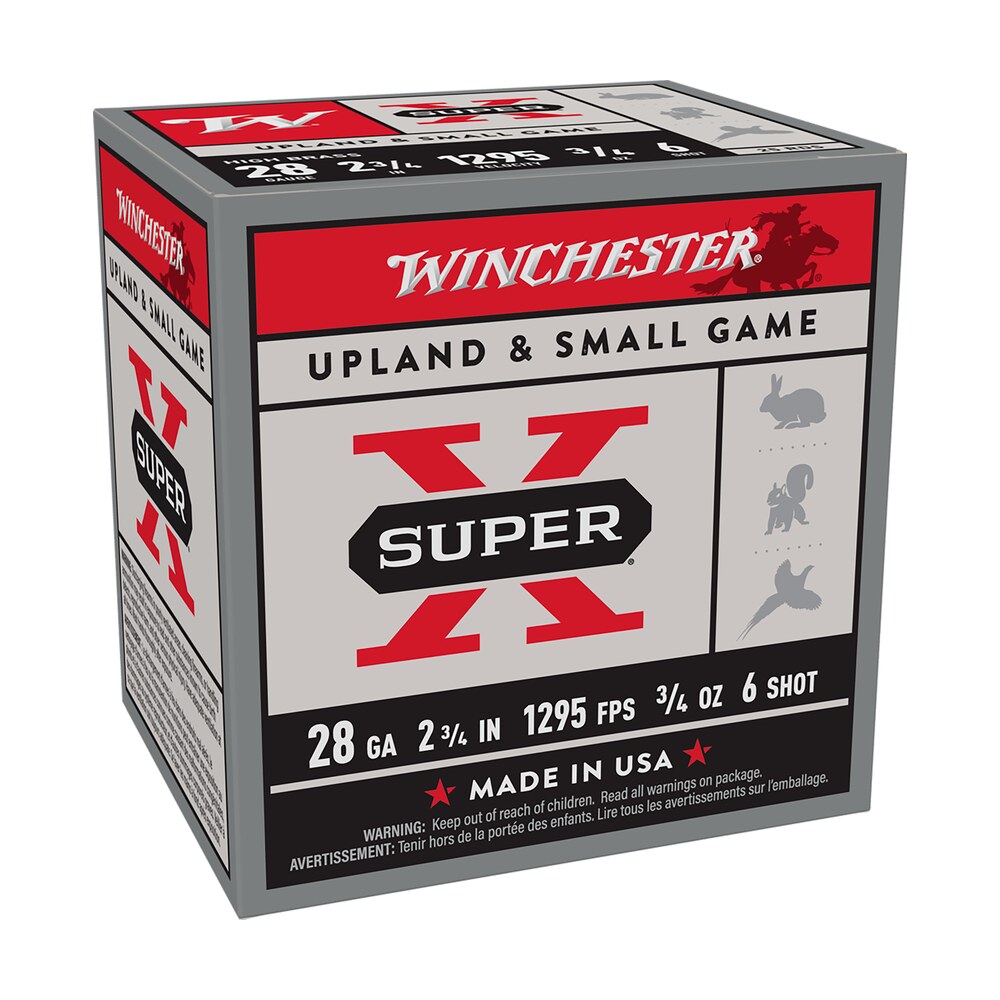 winchester ammo x286 super x heavy game load high brass 28gauge 2.75" 3/4oz 6shot 25 per box/10 case Winchester Ammo X286 Super X Heavy Game Load High Brass 28Gauge 2.75" 3/4oz 6Shot 25 Per Box/10 Sports South item 116417