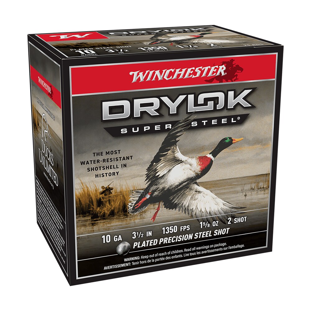 winchester ammo xsc102 drylok super steel magnum 10gauge 3.50" 1 5/8oz 2shot 25 per box/10 case Winchester Ammo XSC102 Drylok Super Steel Magnum 10Gauge 3.50" 1 5/8oz 2Shot 25 Per Box/10 Case Sports South item 116446