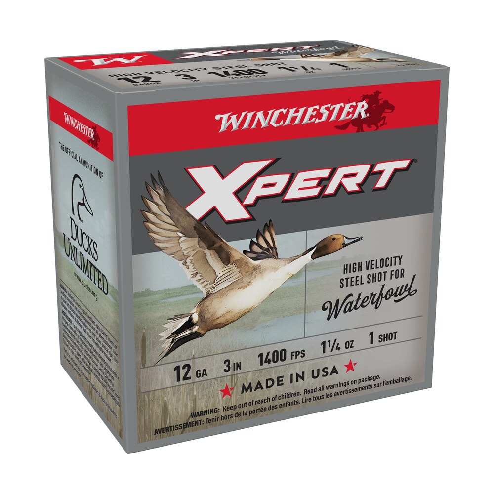 winchester ammo wex123h1 super x xpert high velocity 12gauge 3" 1 1/4oz 1shot 25 per box/10 case Winchester Ammo WEX123H1 Super X Xpert High Velocity 12Gauge 3" 1 1/4oz 1Shot 25 Per Box/10 Sports South item 116447
