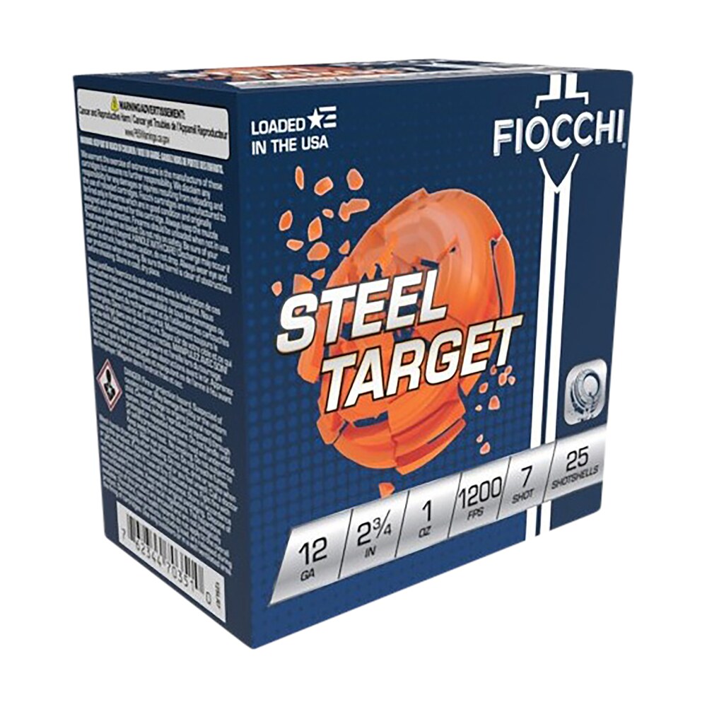 fiocchi 12slr7 steel target 12gauge 2.75" 1oz 7shot 25 per box/10 case Fiocchi 12SLR7 Steel Target 12Gauge 2.75" 1oz 7Shot 25 Per Box/10 Case Sports South item 116544