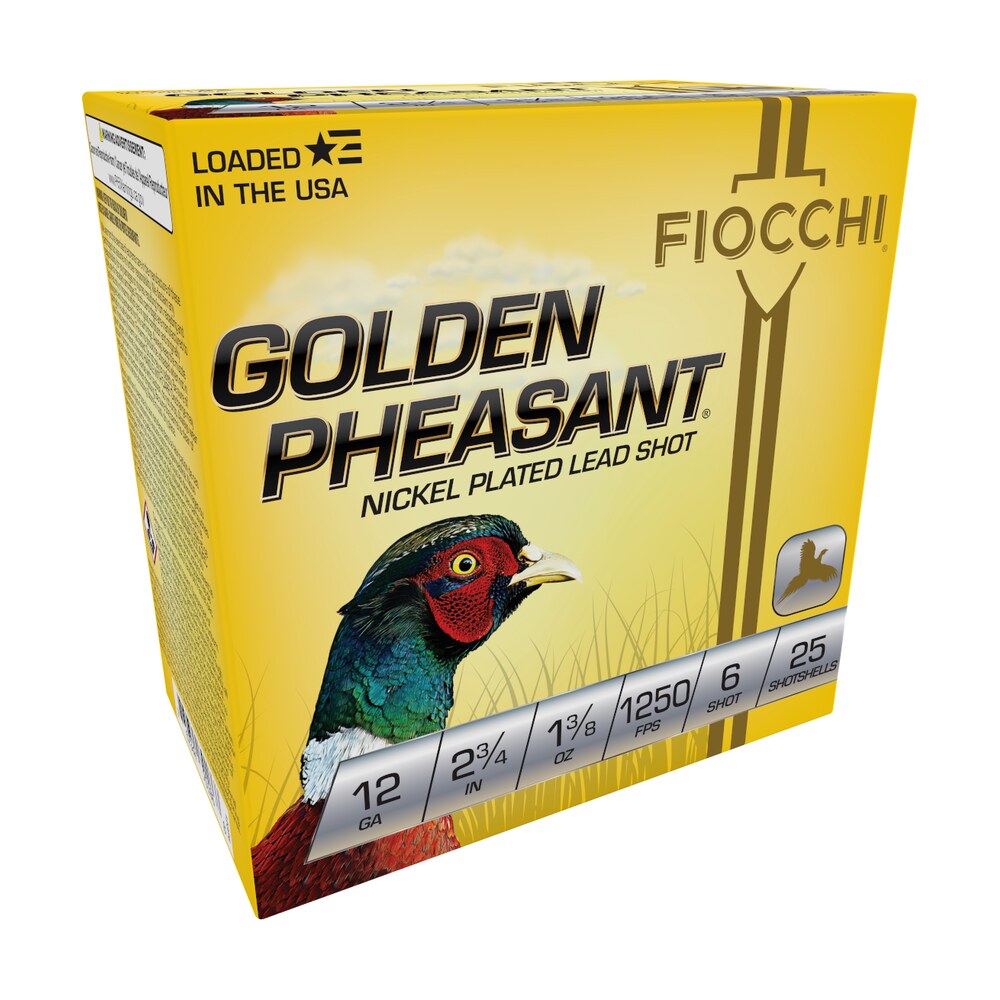 fiocchi 12gp6 golden pheasant extrema 12gauge 2.75" 1 3/8oz 6shot 25 per box/10 case Fiocchi 12GP6 Golden Pheasant Extrema 12Gauge 2.75" 1 3/8oz 6Shot 25 Per Box/10 Case Sports South item 116561