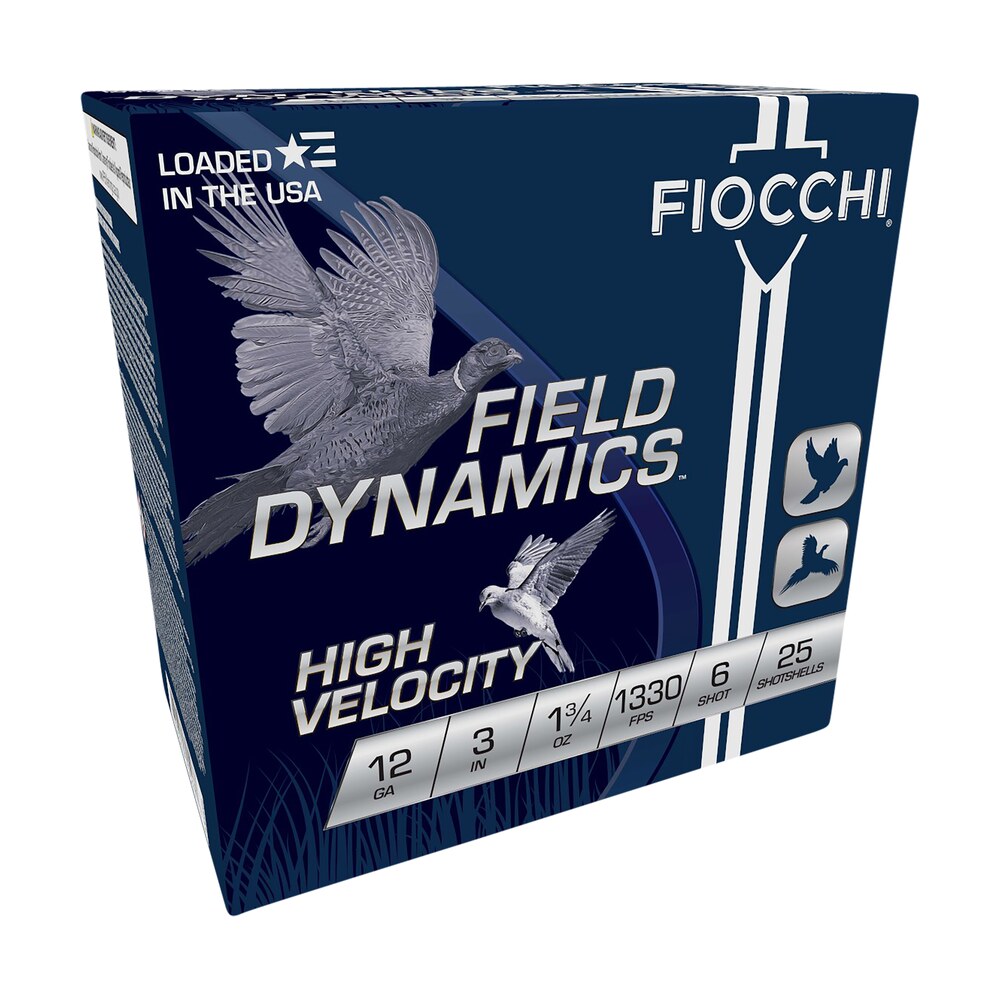 fiocchi 123hv6 field dynamics high velocity 12gauge 3" 1 3/4oz 6shot 25 per box/10 case Fiocchi 123HV6 Field Dynamics High Velocity 12Gauge 3" 1 3/4oz 6Shot 25 Per Box/10 Case Sports South item 116585