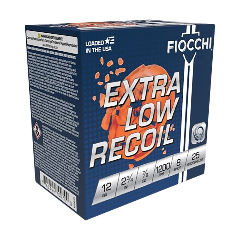 fiocchi 1278oz8 exacta target low recoil trainer 12gauge 2.75" 7/8oz 8shot 25 per box/10 case Fiocchi 1278OZ8 Exacta Target Low Recoil Trainer 12Gauge 2.75" 7/8oz 8Shot 25 Per Box/10 Case Sports South item 116617