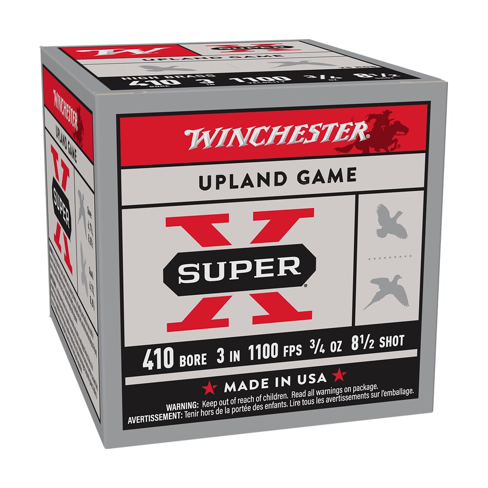 winchester ammo x413h85 super x heavy game load high brass 410gauge 3" 3/4oz 8.5shot 25 per box/10 case Winchester Ammo X413H85 Super X Heavy Game Load High Brass 410Gauge 3" 3/4oz 8.5Shot 25 Per Sports South item 116649