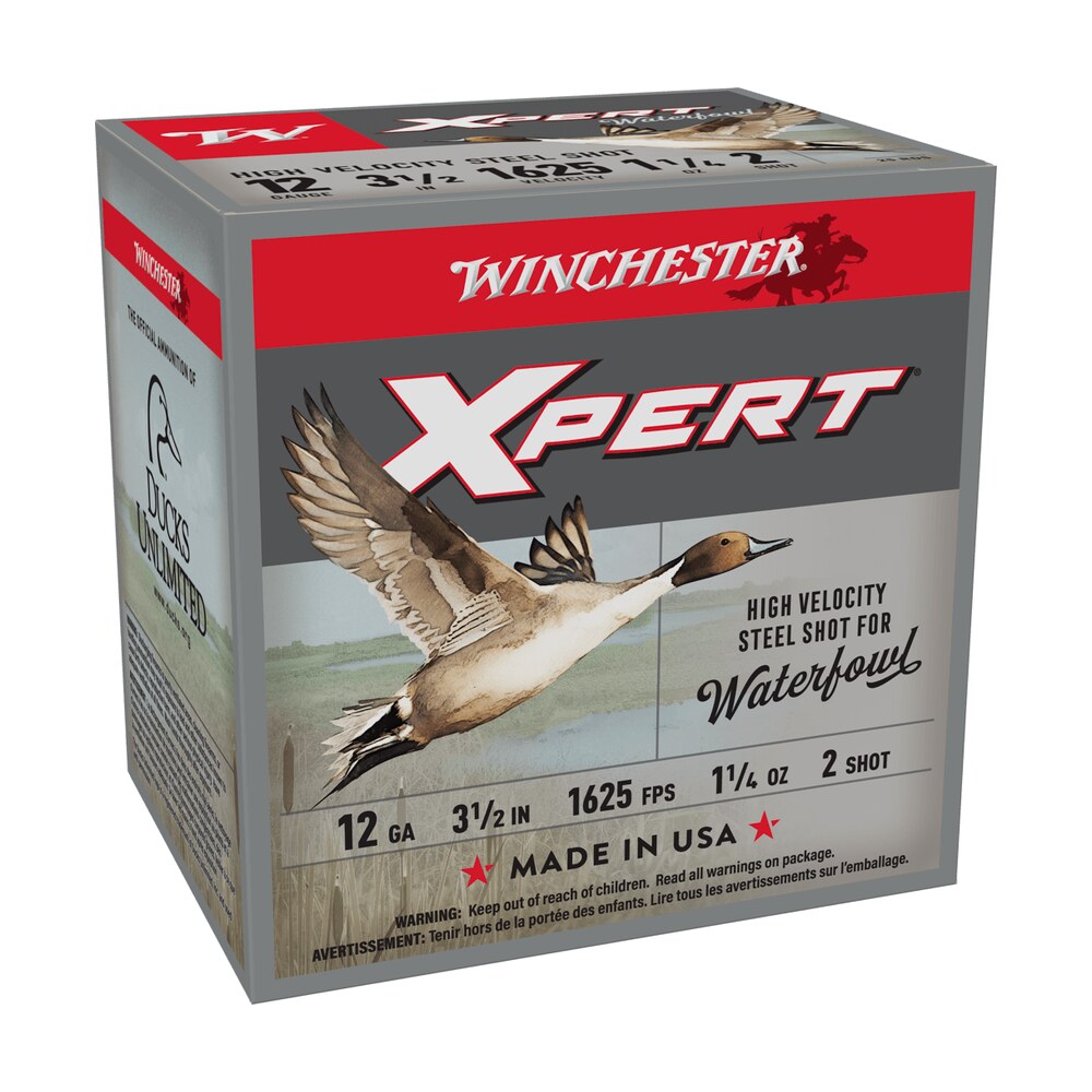 winchester ammo wex12lm2 super x xpert high velocity 12gauge 3.50" 1 1/4oz 2shot 25 per box/10 case Winchester Ammo WEX12LM2 Super X Xpert High Velocity 12Gauge 3.50" 1 1/4oz 2Shot 25 Per Box/10 Sports South item 116665