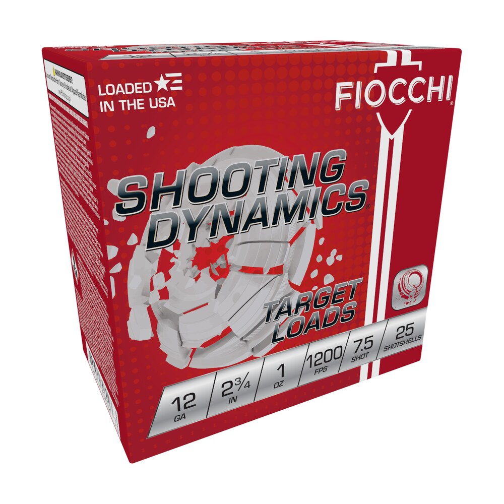 fiocchi 12sd1h75 shooting dynamics target 12gauge 2.75" 1oz 7.5shot 25 per box/10 case Fiocchi 12SD1H75 Shooting Dynamics Target 12Gauge 2.75" 1oz 7.5Shot 25 Per Box/10 Case Sports South item 116809