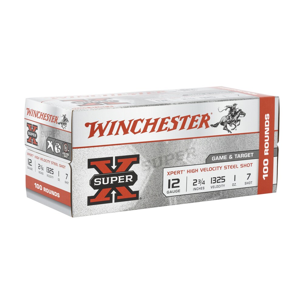 winchester ammo we12gtvp7 super x xpert high velocity 12gauge 2.75" 1oz 7shot 100 per box/2 case *value pack Winchester Ammo WE12GTVP7 Super X Xpert High Velocity 12Gauge 2.75" 1oz 7Shot 100 Per Box/2 Sports South item 116846