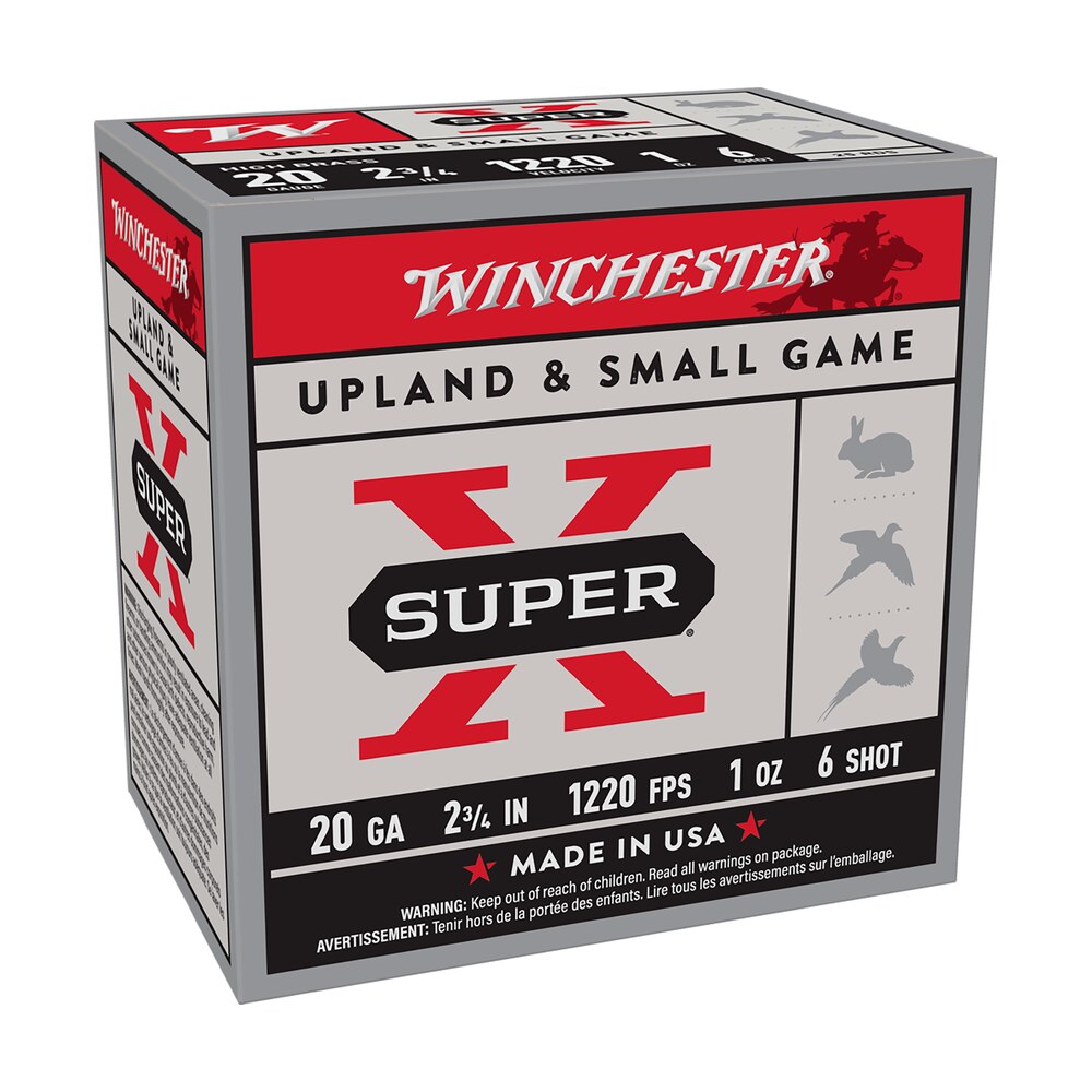 winchester ammo x206 super x heavy game load high brass 20gauge 2.75" 1oz 6shot 25 per box/10 case Winchester Ammo X206 Super X Heavy Game Load High Brass 20Gauge 2.75" 1oz 6Shot 25 Per Box/10 Sports South item 116932