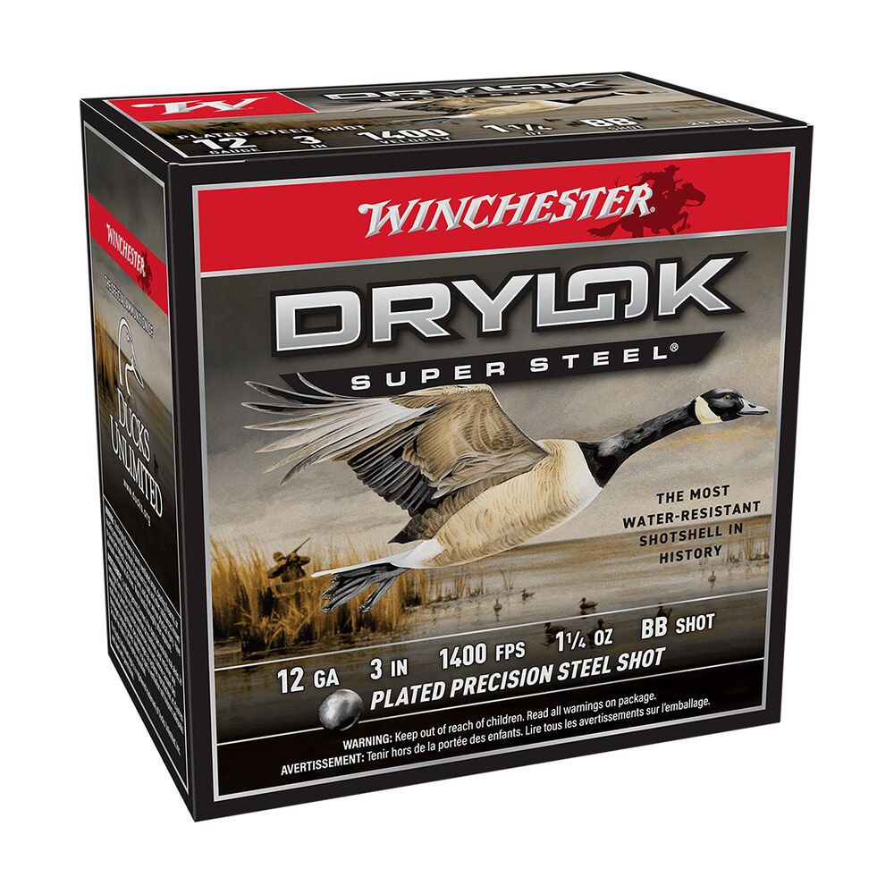 winchester ammo xsv123bb drylok super steel magnum 12gauge 3" 1 1/4oz bbshot 25 per box/10 case Winchester Ammo XSV123BB Drylok Super Steel Magnum 12Gauge 3" 1 1/4oz BBShot 25 Per Box/10 Case Sports South item 116954