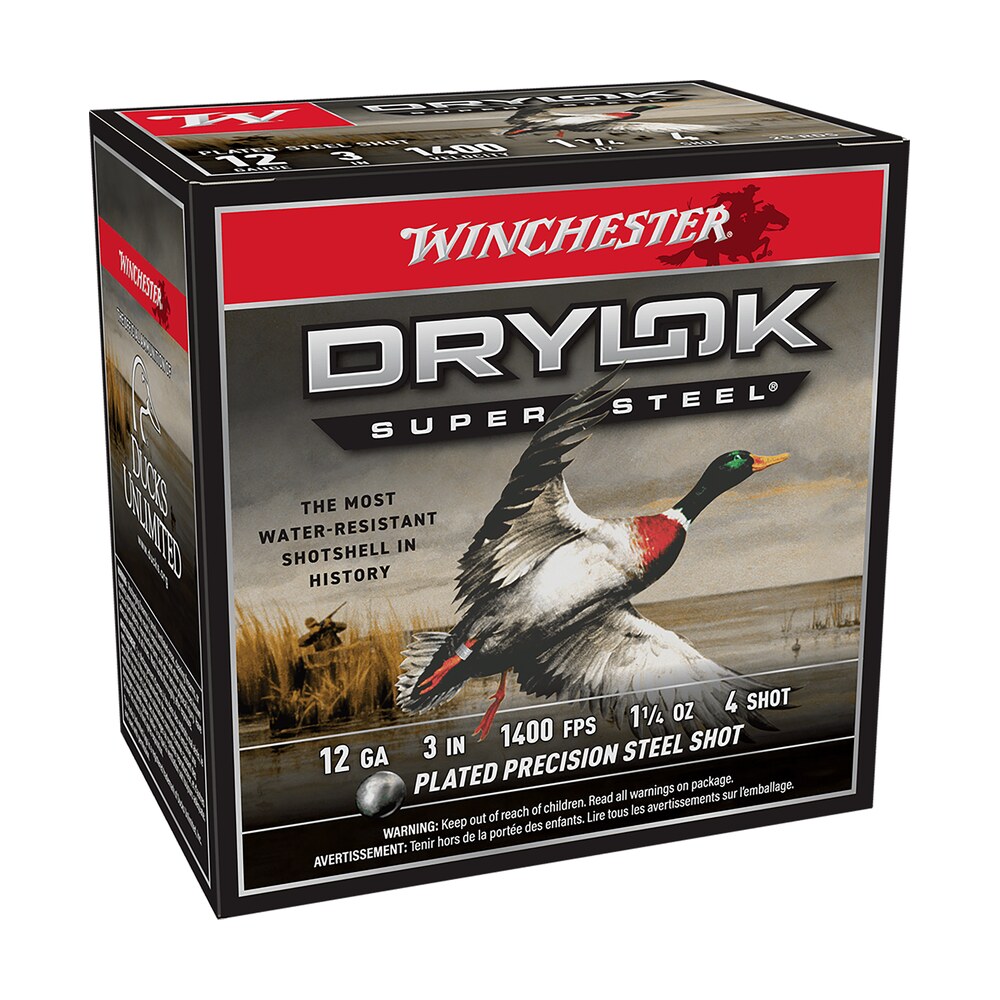 winchester ammo xsv1234 drylok super steel magnum 12gauge 3" 1 1/4oz 4shot 25 per box/10 case Winchester Ammo XSV1234 Drylok Super Steel Magnum 12Gauge 3" 1 1/4oz 4Shot 25 Per Box/10 Case Sports South item 116956