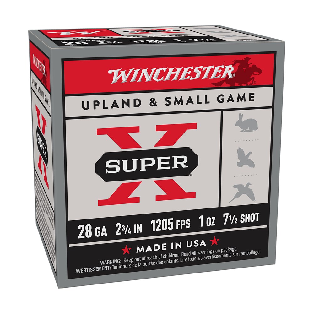 winchester ammo x28h7 super x heavy game load high brass 28gauge 2.75" 1oz 7.5shot 25per box/10 case Winchester Ammo X28H7 Super X Heavy Game Load High Brass 28Gauge 2.75" 1oz 7.5Shot 25Per Box/10 Sports South item 116966
