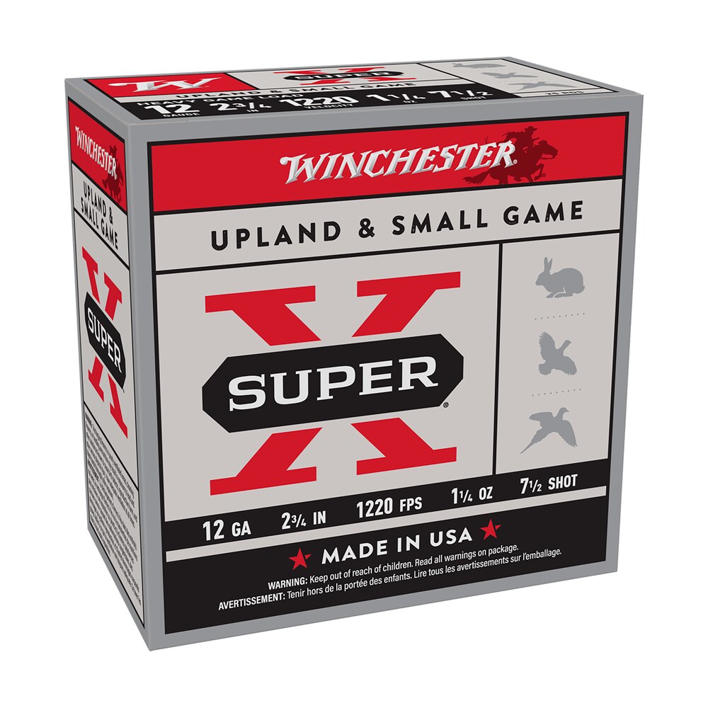 winchester ammo xu12sp7 super x heavy game load 12gauge 2.75" 1 1/4oz 7.5shot 25 per box/10 case Winchester Ammo XU12SP7 Super X Heavy Game Load 12Gauge 2.75" 1 1/4oz 7.5Shot 25 Per Box/10 Sports South item 116970