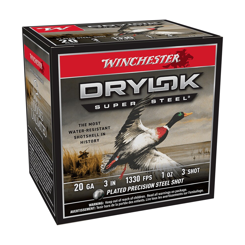 winchester ammo xsm2033 drylok super steel magnum 20gauge 3" 1oz 3shot 25 per box/10 case Winchester Ammo XSM2033 Drylok Super Steel Magnum 20Gauge 3" 1oz 3Shot 25 Per Box/10 Case Sports South item 116972