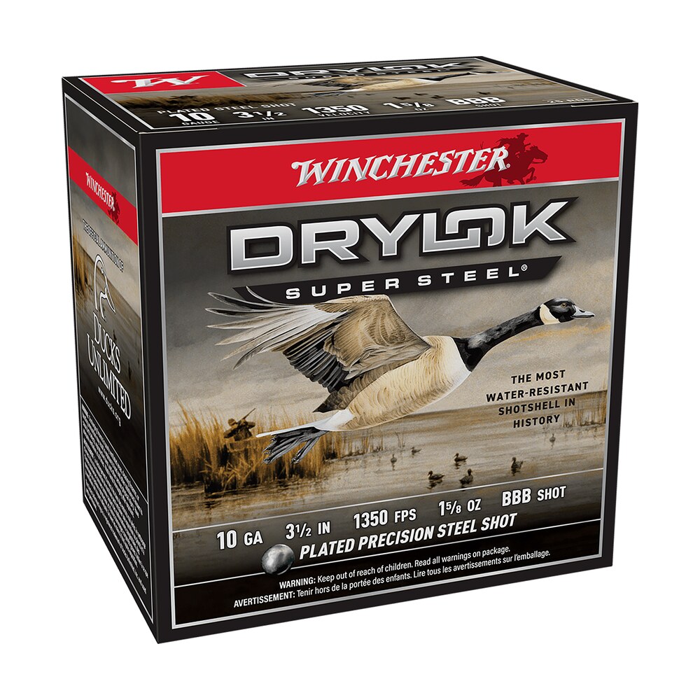 winchester ammo xsc10bbb drylok super steel magnum 10gauge 3.50" 1 5/8oz bbbshot 25 per box/10 case Winchester Ammo XSC10BBB Drylok Super Steel Magnum 10Gauge 3.50" 1 5/8oz BBBShot 25 Per Box/10 Sports South item 116974