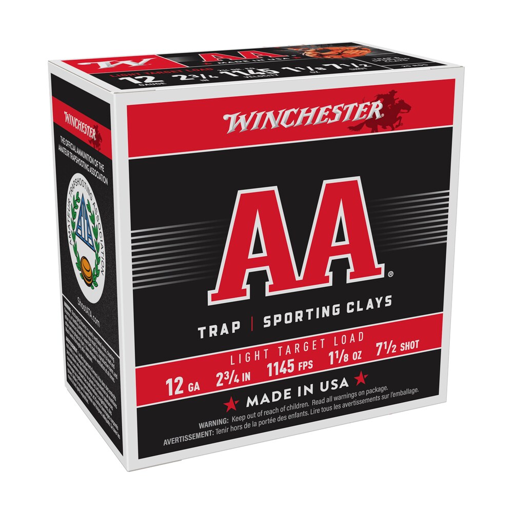 winchester ammo aa127 aa light target 12gauge 2.75" 1 1/8oz 7.5shot 25 per box/10 case Winchester Ammo AA127 AA Light Target 12Gauge 2.75" 1 1/8oz 7.5Shot 25 Per Box/10 Case Sports South item 116979
