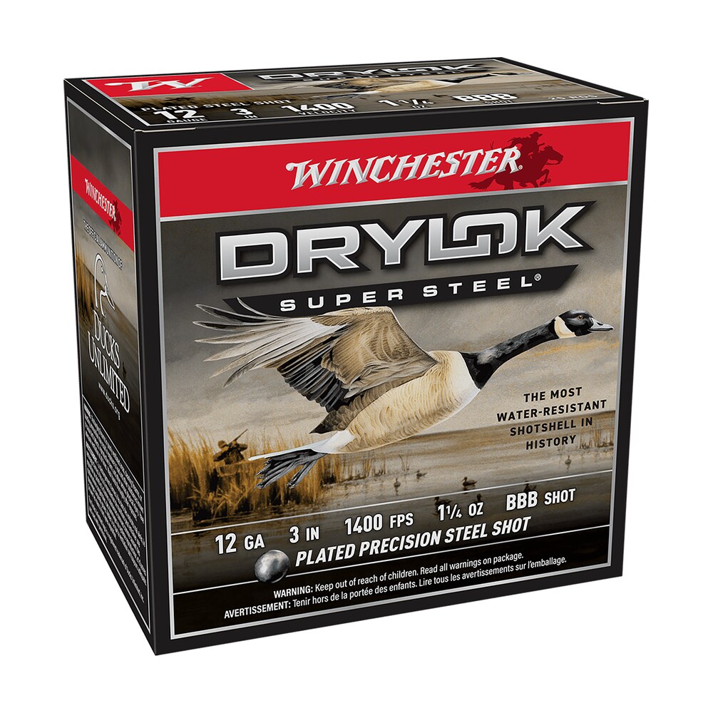 winchester ammo xsc123bbb drylok super steel magnum 12gauge 3" 1 1/4oz bbbshot 25 per box/10 case Winchester Ammo XSC123BBB Drylok Super Steel Magnum 12Gauge 3" 1 1/4oz BBBShot 25 Per Box/10 Sports South item 116988