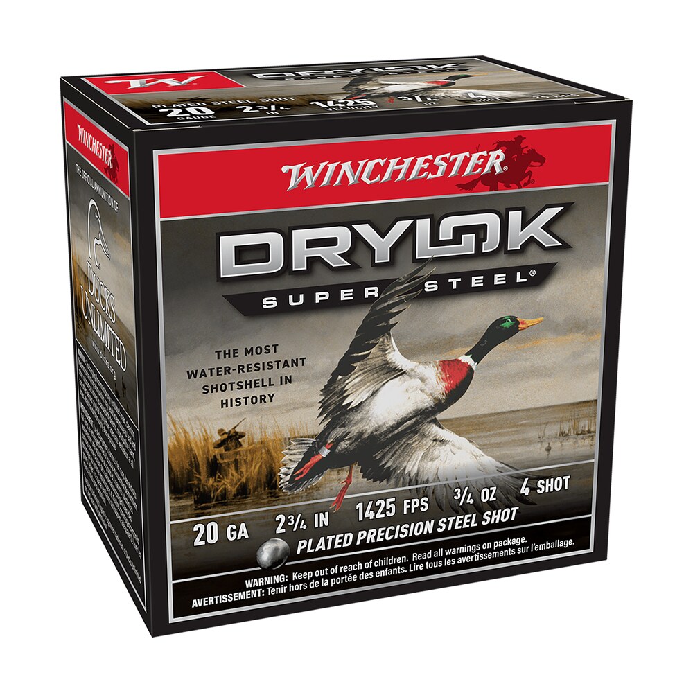 winchester ammo xs204 drylok super steel magnum 20gauge 2.75" 3/4oz 4shot 25 per box/10 case Winchester Ammo XS204 Drylok Super Steel Magnum 20Gauge 2.75" 3/4oz 4Shot 25 Per Box/10 Case Sports South item 116992