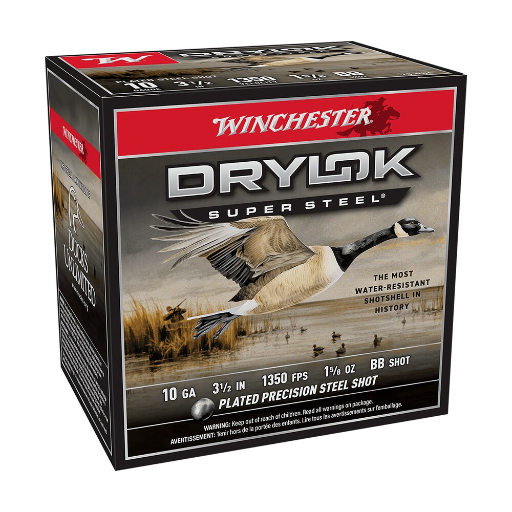winchester ammo xsc10bb drylok super steel magnum 10gauge 3.50" 1 5/8oz bbshot 25 per box/10 case Winchester Ammo XSC10BB Drylok Super Steel Magnum 10Gauge 3.50" 1 5/8oz BBShot 25 Per Box/10 Sports South item 117036