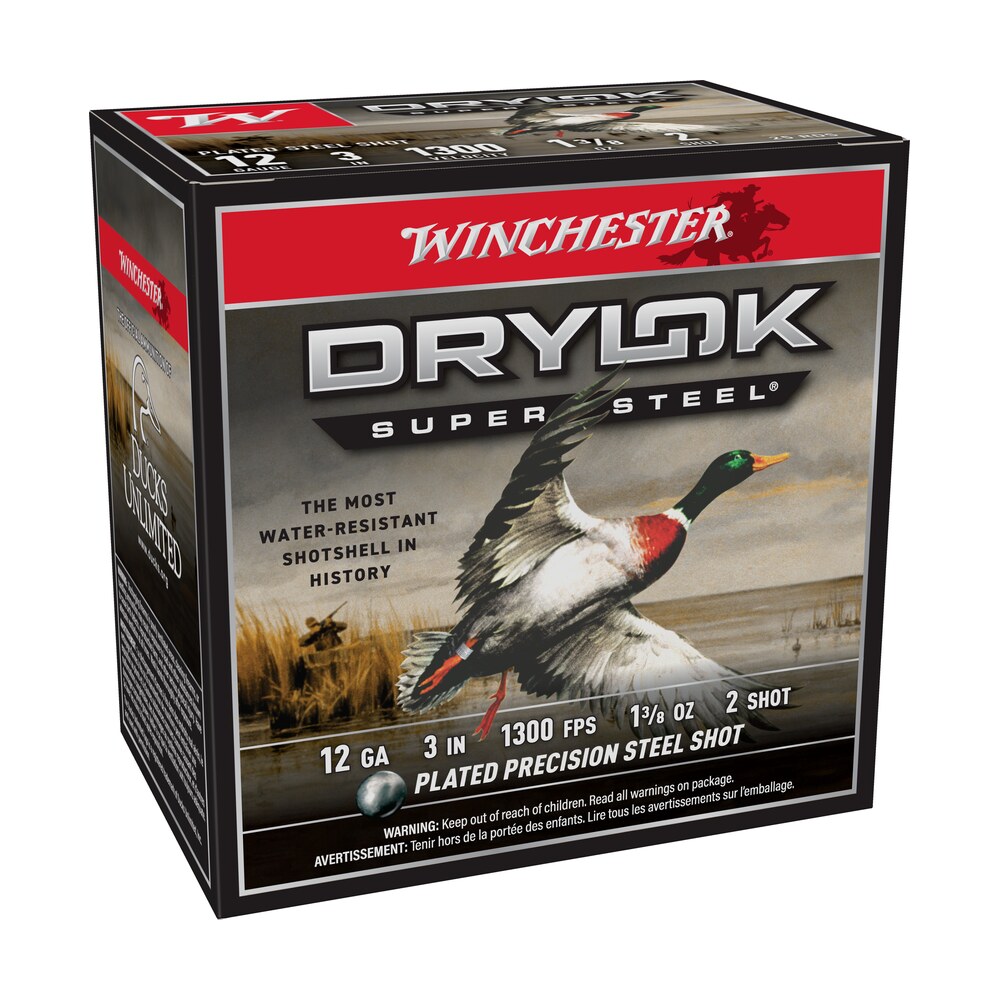 winchester ammo xsm1232 drylok super steel magnum 12gauge 3" 1 3/8oz 2shot 25 per box/10 case Winchester Ammo XSM1232 Drylok Super Steel Magnum 12Gauge 3" 1 3/8oz 2Shot 25 Per Box/10 Case Sports South item 117038