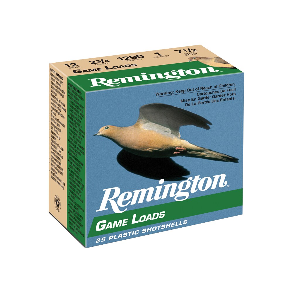 remington ammunition 20030 game load 12gauge 2.75" 1oz 7.5shot 25 per box/10 case Remington Ammunition 20030 Game Load 12Gauge 2.75" 1oz 7.5Shot 25 Per Box/10 Case Sports South item 117097