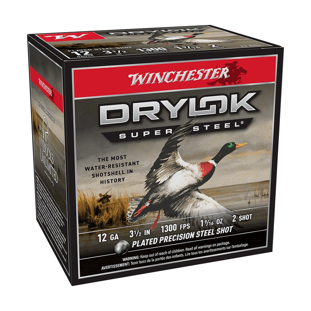 winchester ammo xsm12l2 drylok super steel magnum 12gauge 3.50" 1 9/16oz 2shot 25 per box/10 case Winchester Ammo XSM12L2 Drylok Super Steel Magnum 12Gauge 3.50" 1 9/16oz 2Shot 25 Per Box/10 Sports South item 117163