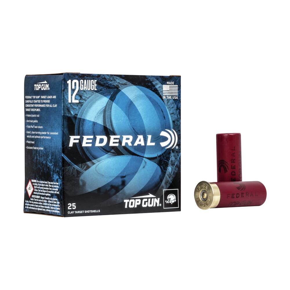 federal tgl1275 top gun 12gauge 2.75" 1 1/8oz 7.5shot 25 per box/10 case Federal TGL1275 Top Gun 12Gauge 2.75" 1 1/8oz 7.5Shot 25 Per Box/10 Case Sports South item 117169