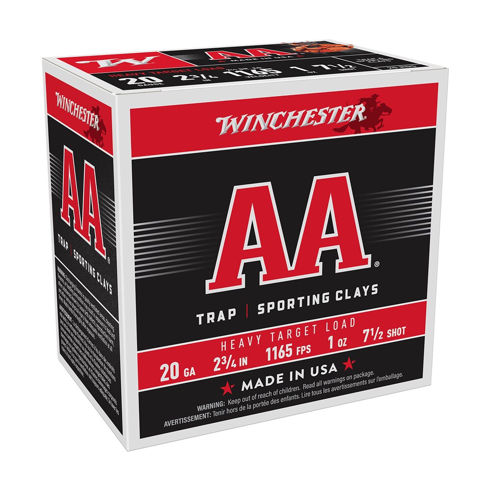 winchester ammo aah207 aa heavy 20gauge 2.75" 1oz 7.5shot 25 per box/10 case Winchester Ammo AAH207 AA Heavy 20Gauge 2.75" 1oz 7.5Shot 25 Per Box/10 Case Sports South item 117180