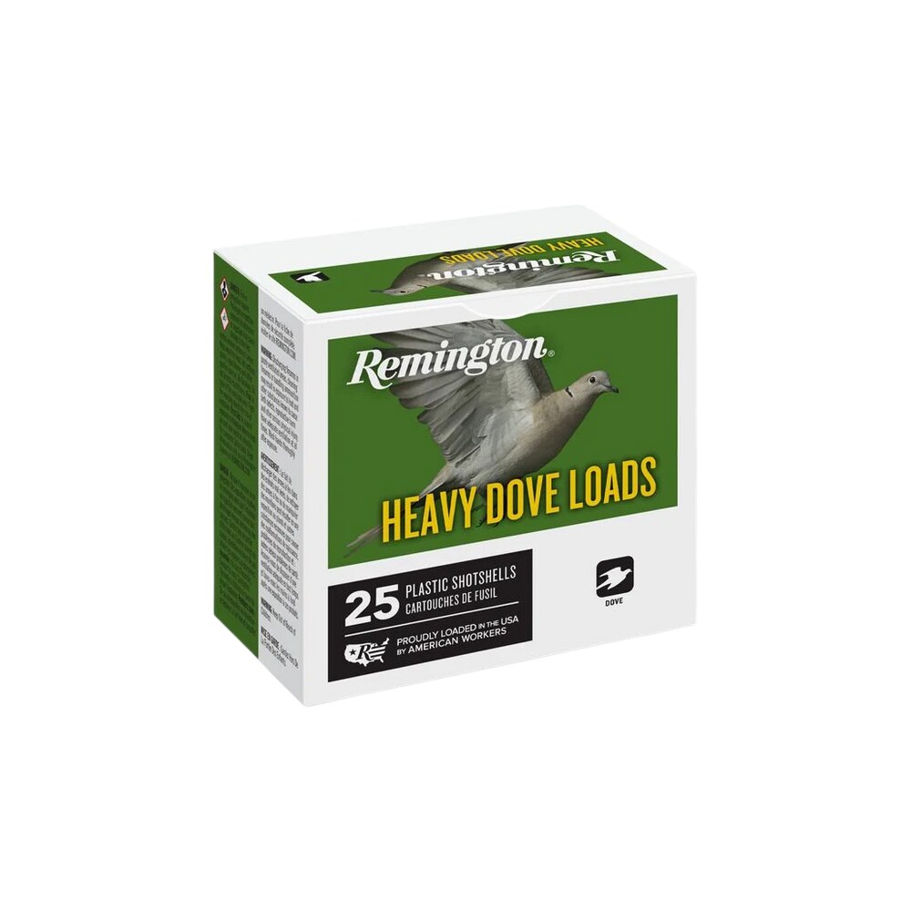 remington ammunition 28757 heavy dove loads 12gauge 2.75" 1 1/8oz 8shot 25 per box/10 case Remington Ammunition 28757 Heavy Dove Loads 12Gauge 2.75" 1 1/8oz 8Shot 25 Per Box/10 Case Sports South item 117189