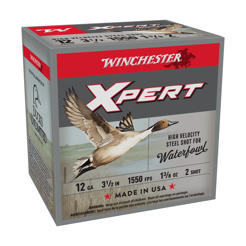 winchester ammo wex12l2 super x xpert high velocity 12gauge 3.50" 1 3/8oz 2shot 25 per box/10 case Winchester Ammo WEX12L2 Super X Xpert High Velocity 12Gauge 3.50" 1 3/8oz 2Shot 25 Per Box/10 Sports South item 117206
