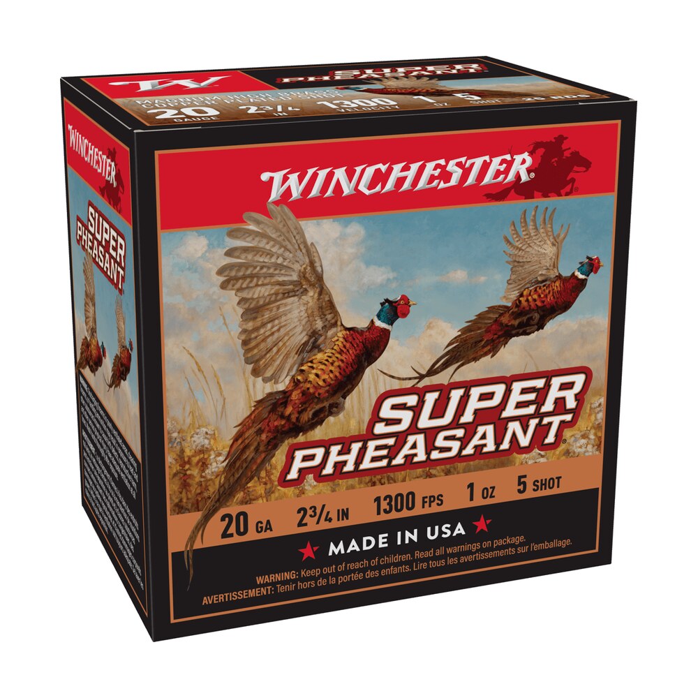 winchester ammo x20ph5 super pheasant magnum high brass 20gauge 2.75" 5shot 25 per box/10 case Winchester Ammo X20PH5 Super Pheasant Magnum High Brass 20Gauge 2.75" 5Shot 25 Per Box/10 Case Sports South item 117223