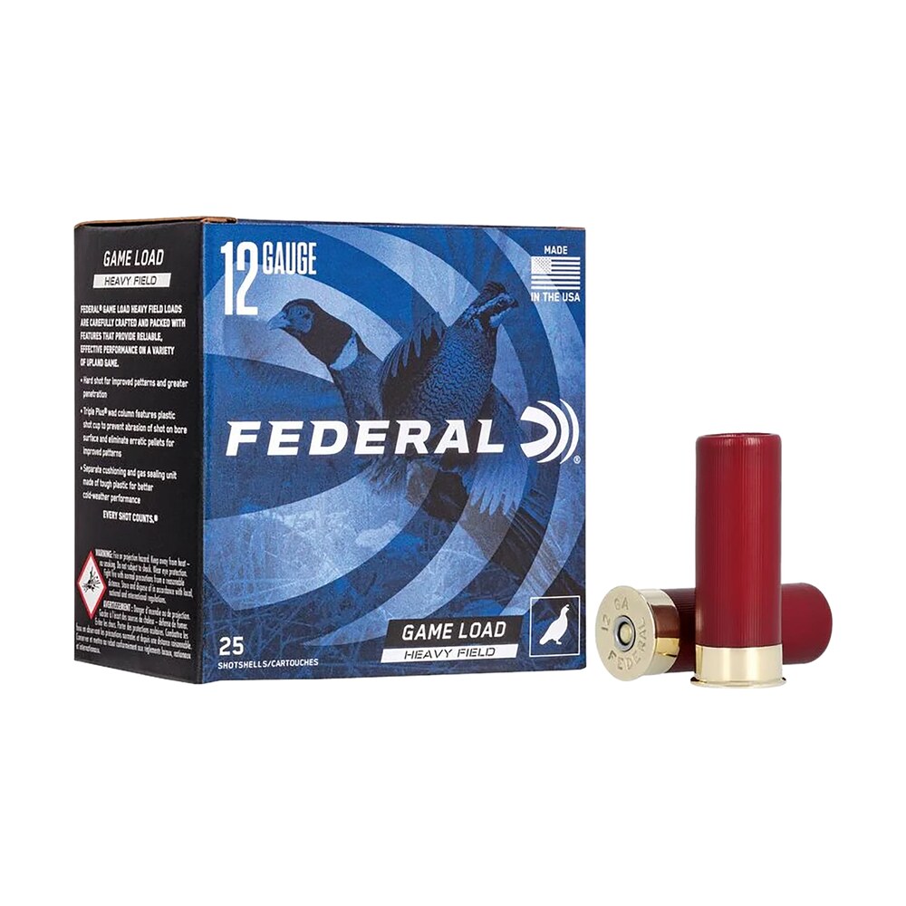 federal h1254 game shok heavy field 12gauge 2.75" 1 1/4oz 4shot 25 per box/10 case Federal H1254 Game-Shok Heavy Field 12Gauge 2.75" 1 1/4oz 4Shot 25 Per Box/10 Case Sports South item 117235
