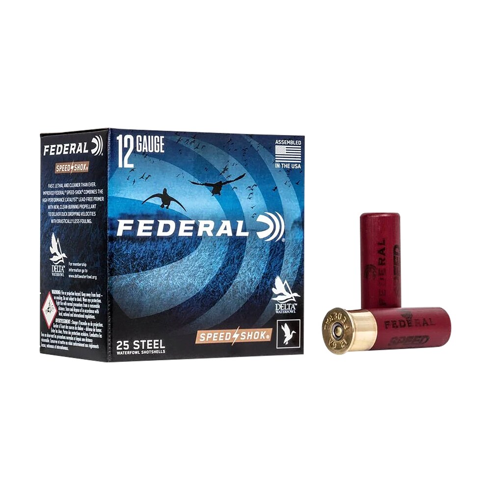 federal wf1432 speed shok 12gauge 3" 1 1/8oz 2shot 25 per box/10 case Federal WF1432 Speed-Shok 12Gauge 3" 1 1/8oz 2Shot 25 Per Box/10 Case Sports South item 117246