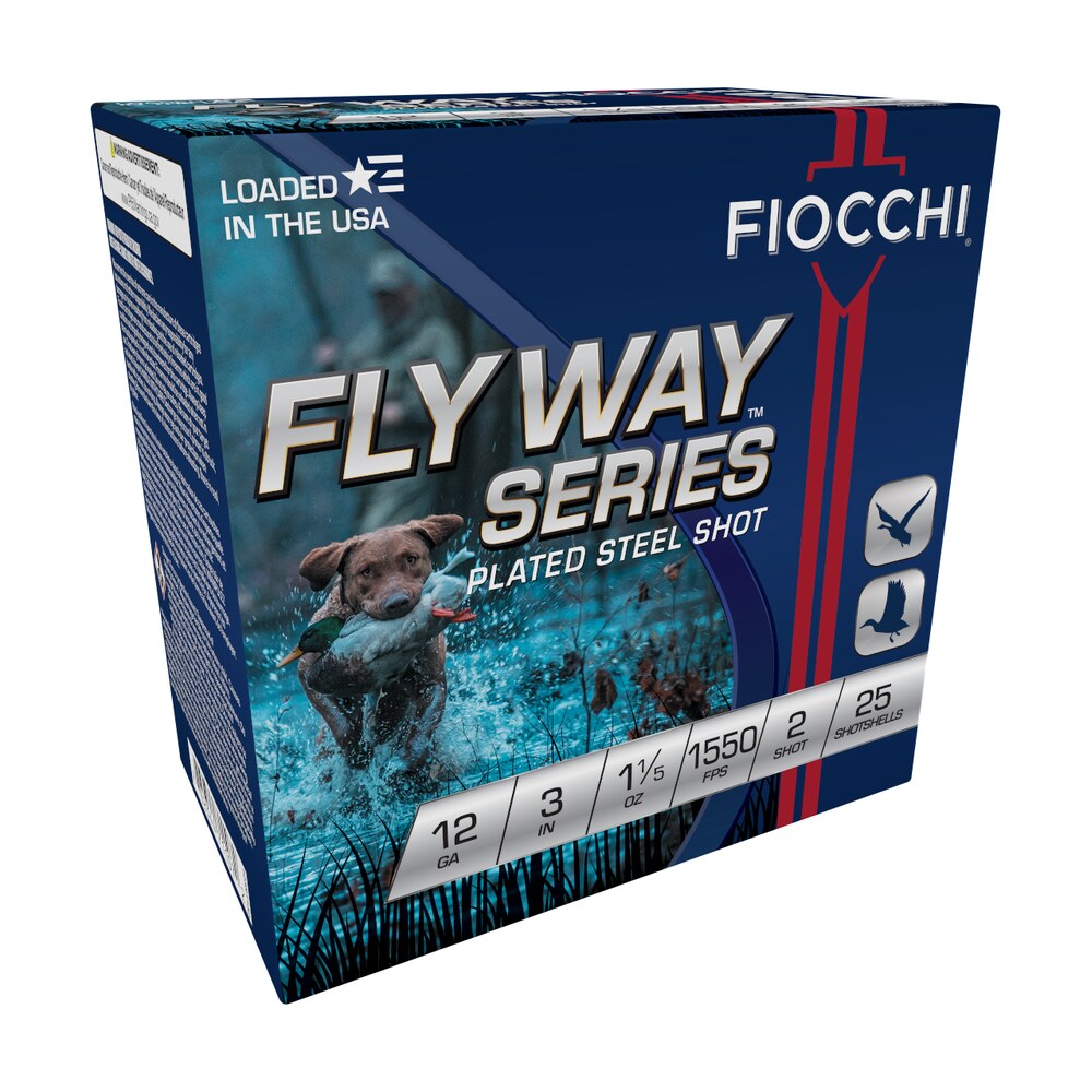 fiocchi 123st152 flyway 12gauge 3" 1 1/5oz 2shot 25 per box/10 case Fiocchi 123ST152 Flyway 12Gauge 3" 1 1/5oz 2Shot 25 Per Box/10 Case Sports South item 117268