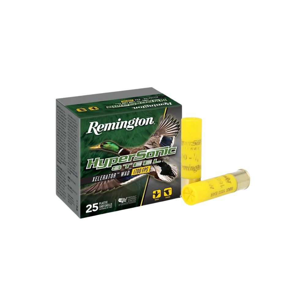 remington ammunition 26823 hypersonic steel 20gauge 3" 7/8oz 2shot 25 per box/10 case Remington Ammunition 26823 HyperSonic Steel 20Gauge 3" 7/8oz 2Shot 25 Per Box/10 Case Sports South item 117279