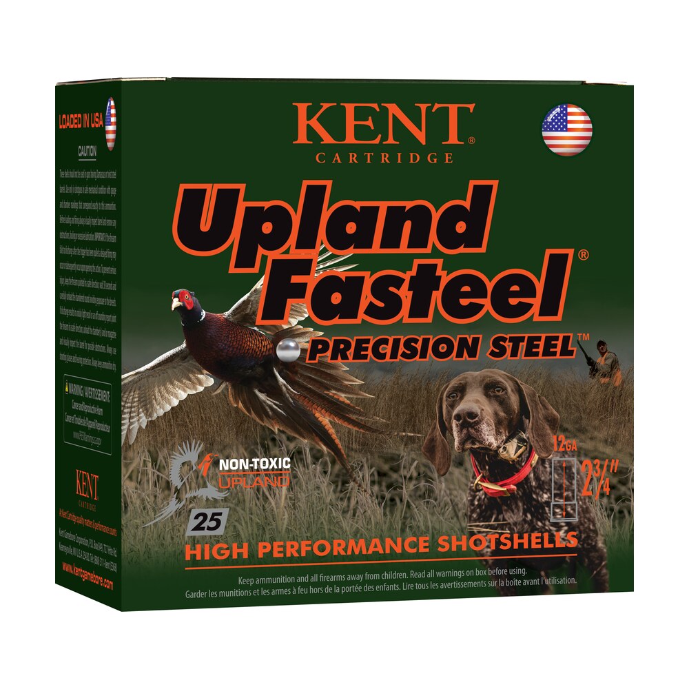 kent cartridge k122us326 upland fasteel 12gauge 2.75" 1 1/8oz 6shot 25 per box/10 case Kent Cartridge K122US326 Upland Fasteel 12Gauge 2.75" 1 1/8oz 6Shot 25 Per Box/10 Case Sports South item 117362
