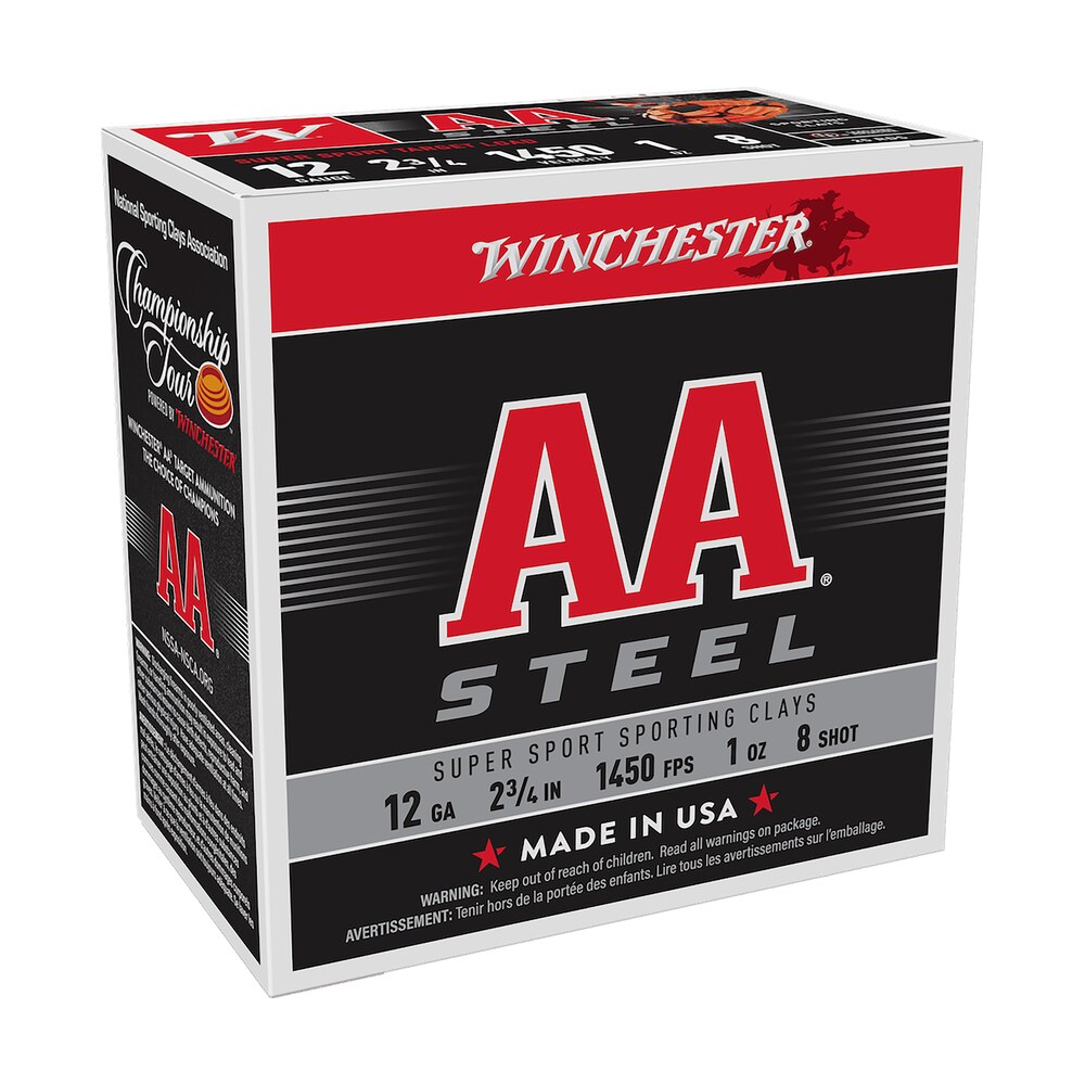 winchester ammo aascl12s8 aa super sport sporting clay 12gauge 2.75" 1oz 8shot 25 per box/10 case Winchester Ammo AASCL12S8 AA Super Sport Sporting Clay 12Gauge 2.75" 1oz 8Shot 25 Per Box/10 Sports South item 117492