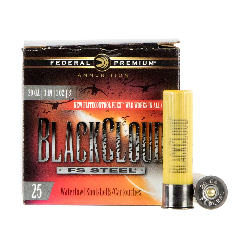 federal pwbx2093 black cloud fs 20gauge 3" 1oz 3shot 25 per box/10 case Federal PWBX2093 Black Cloud FS 20Gauge 3" 1oz 3Shot 25 Per Box/10 Case Sports South item 117498