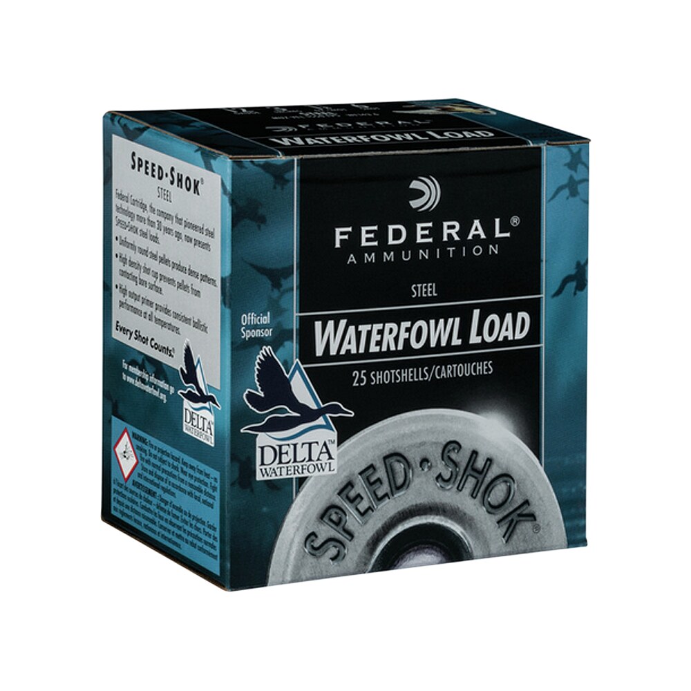 federal wf1423 speed shok 12gauge 3" 1 1/4oz 3shot 25 per box/10 case Federal WF1423 Speed-Shok 12Gauge 3" 1 1/4oz 3Shot 25 Per Box/10 Case Sports South item 117505
