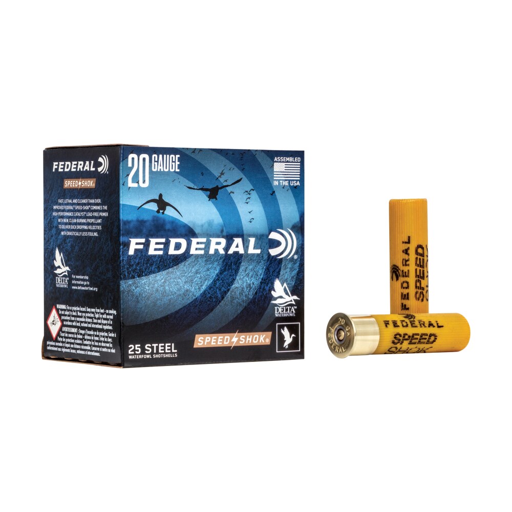 federal wf2094 speed shok 20gauge 3" 7/8oz 4shot 25 per box/10 case Federal WF2094 Speed-Shok 20Gauge 3" 7/8oz 4Shot 25 Per Box/10 Case Sports South item 117516