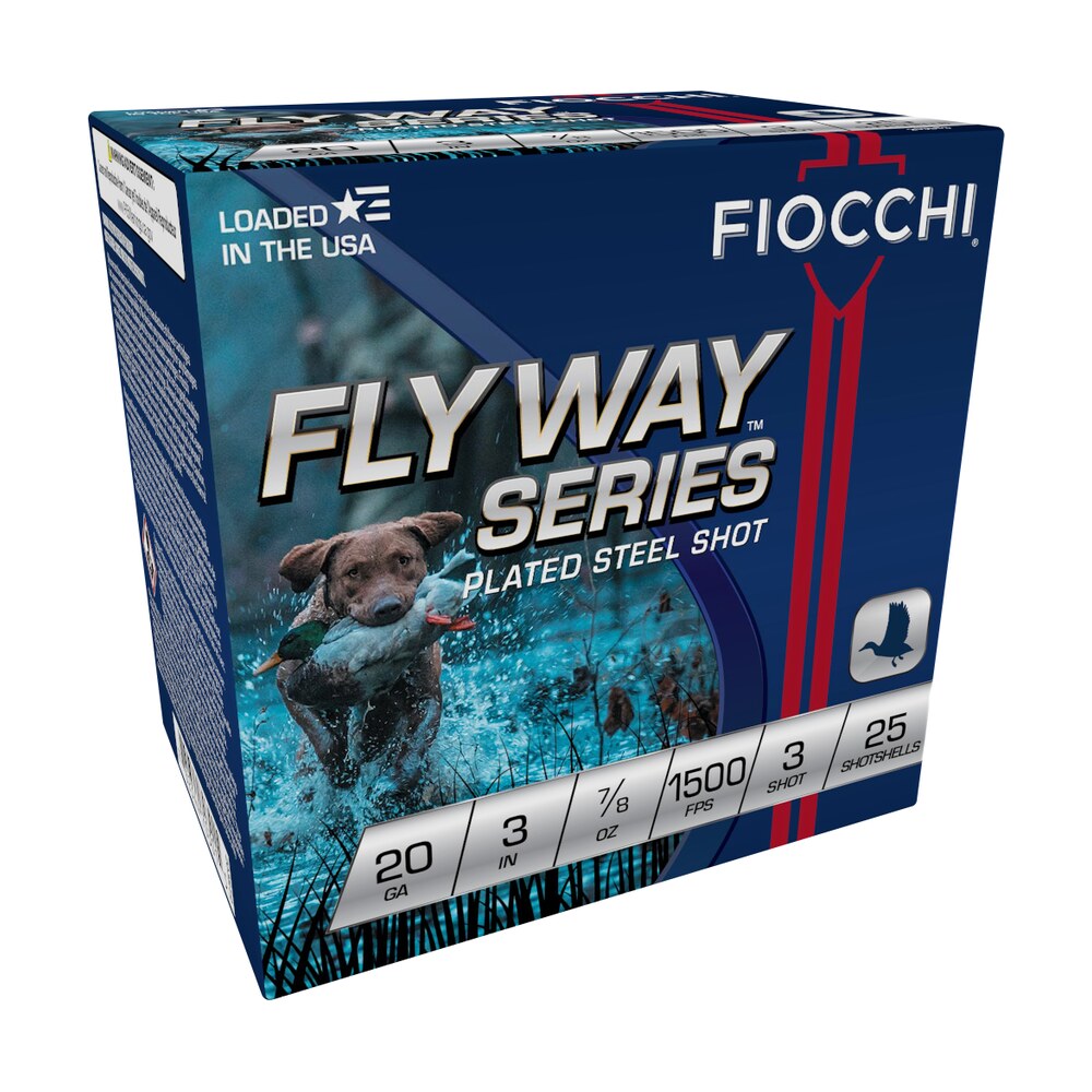 fiocchi 203st3 flyway 20gauge 3" 7/8oz 3shot 25 per box/10 case Fiocchi 203ST3 Flyway 20Gauge 3" 7/8oz 3Shot 25 Per Box/10 Case Sports South item 117530
