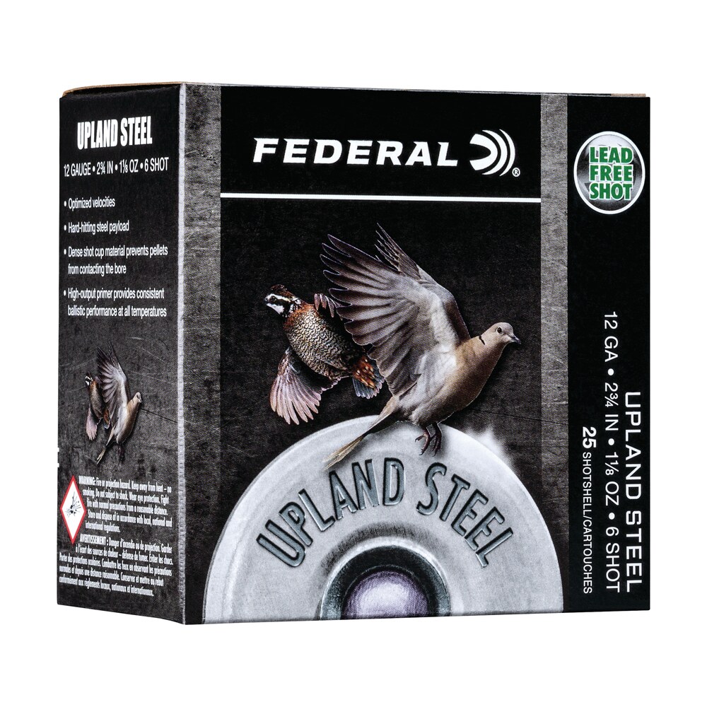 federal ush126 upland field & range 12gauge 2.75" 1 1/8oz 6shot 25 per box/10 case Federal USH126 Upland Field & Range 12Gauge 2.75" 1 1/8oz 6Shot 25 Per Box/10 Case Sports South item 117646