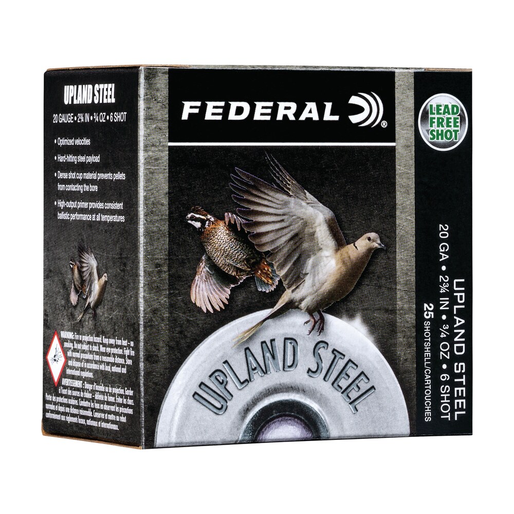 federal ush206 upland field & range 20gauge 2.75" 3/4oz 6shot 25 per box/10 case Federal USH206 Upland Field & Range 20Gauge 2.75" 3/4oz 6Shot 25 Per Box/10 Case Sports South item 117648