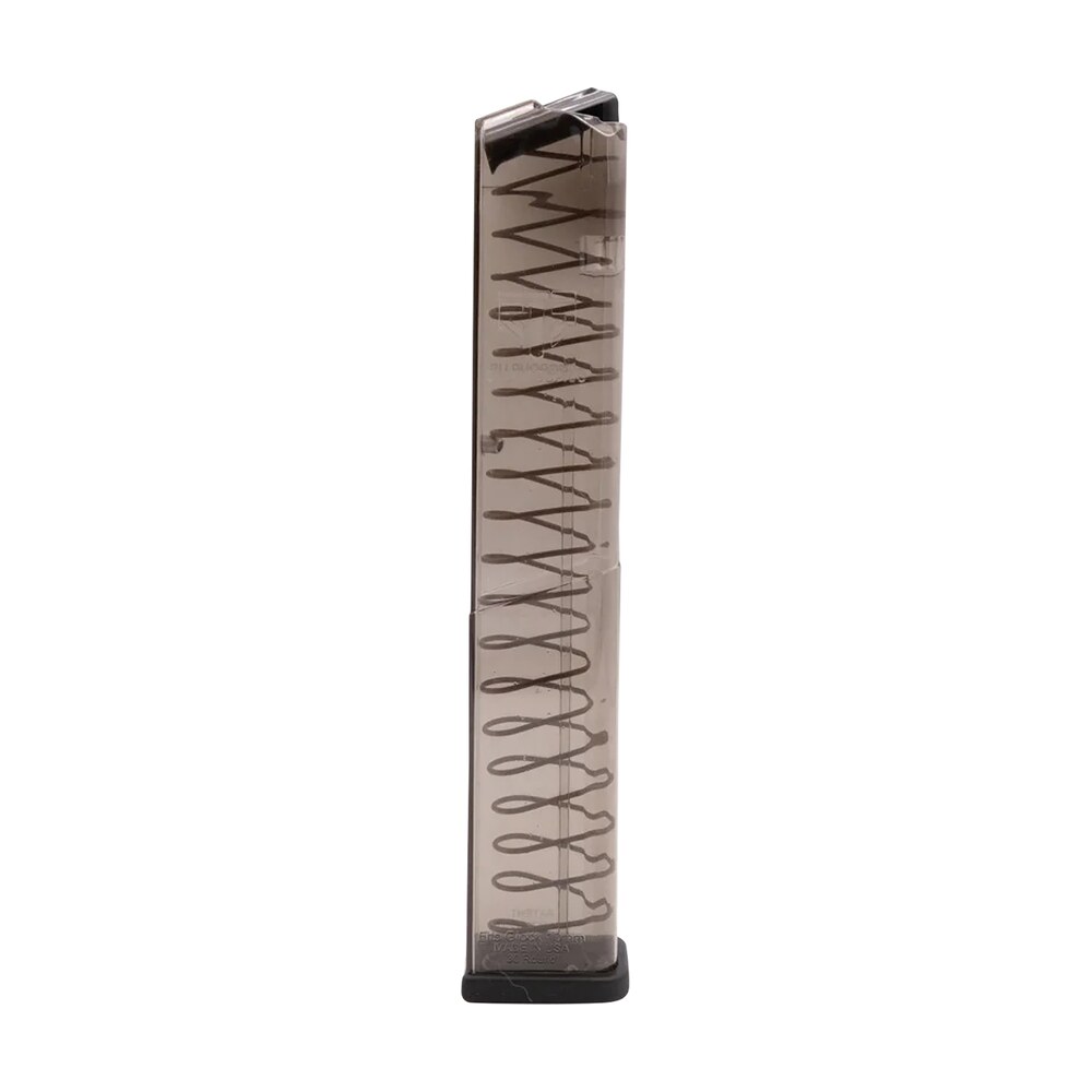ets group glk2030 pistol mags 30rd extended 10mm auto compatible w/glock 20/29/40 clear polymer ETS Group GLK2030 Pistol Mags 30rd Extended 10mm Auto Compatible Sports South item 117697