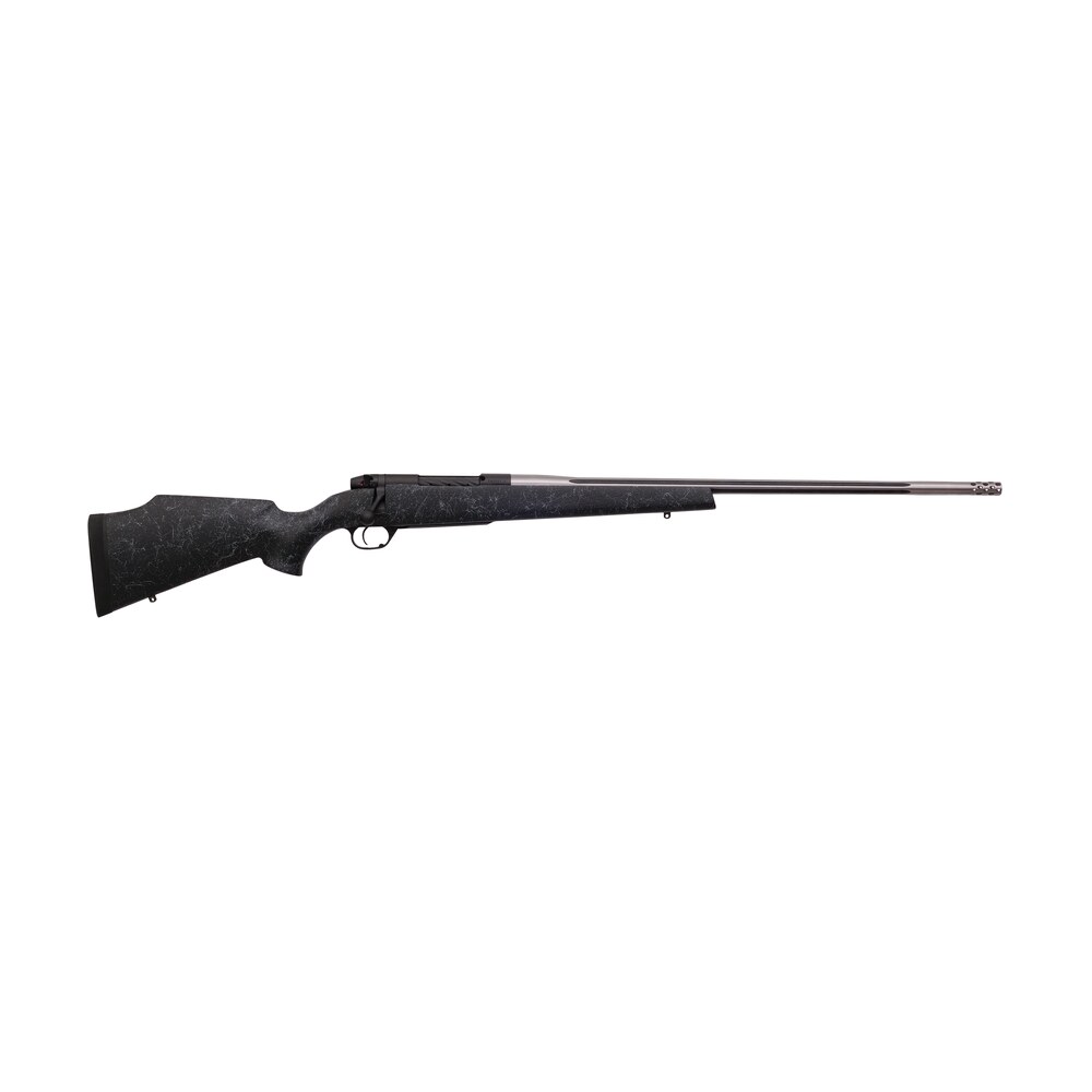 weatherby mam01n257wr8b mark v accumark 257 wthby mag 3+1 26" barrel, graphite black cerakote metal finish, gray webbed black fixed monte carlo stock Weatherby MAM01N257WR8B Mark V Accumark 257 Wthby Mag 3+1 26" Sports South item 117768