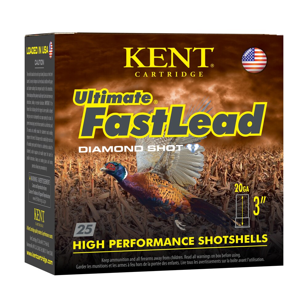 kent cartridge k203ufl365 ultimate fast lead 20gauge 3" 1 1/4oz 5shot 25 per box/10 case Kent Cartridge K203UFL365 Ultimate Fast Lead 20Gauge 3" 1 1/4oz 5Shot 25 Per Box/10 Case Sports South item 117959