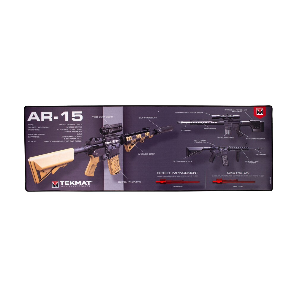 tekmat tekr44ar15wpd ar 15 ultra 44 cleaning mat multi color rubber 15″x44″ ar 15 weapons platform TekMat TEKR44AR15WPD AR-15 Ultra 44 Cleaning Mat Multi-Color Rubber 15"x44" AR-15 Weapons Sports South item 117966