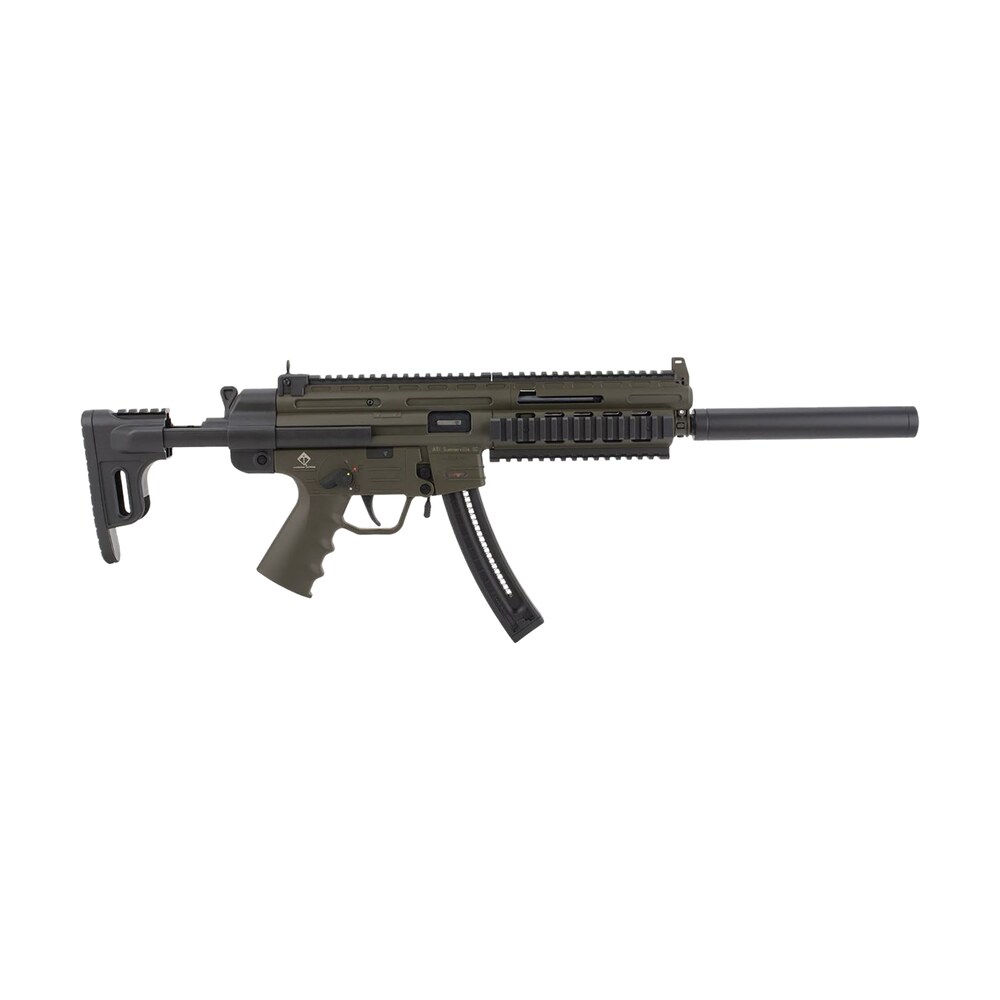 gsg gsg219gerggsg1622g gsg 16 full size 22 lr 22+1 16.25" black green polymer receiver black collapsible w/storage compartment stock right hand GSG GSG219GERGGSG1622G GSG-16 Full Size 22 LR 22+1 16.25" Black Green Polymer Receiver Black Sports South item 118345